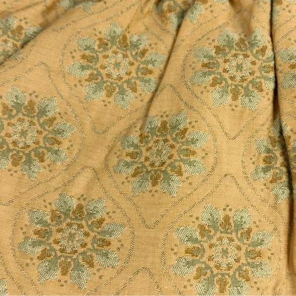 Vintage Wood Handle Fabric Tapestry Purse Handbag Retro Cottagecore Prairie - Picture 5 of 7